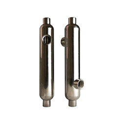Spazzatura di piscina scambiatore di calore tubo in acciaio inossidabile per bassa perdita di pressione e alto volume di flusso nel sistema di piscina
