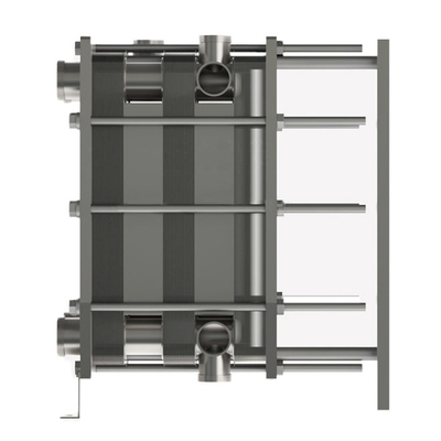 NBR Sanitary Gasket Plate Heat Exchanger Frame in acciaio inossidabile Classe Fad