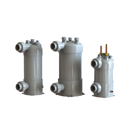 Scambiatore di calore in titanio tubo PVC scatola scambiatore di calore per piscina pompa di calore frigorifero per acquari