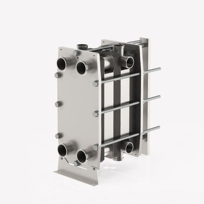 Acciaio inossidabile Industrial Sanitary Liquid Milk Plate Exchanger Pasteurizer Steam Gasket Plate Heat Exchanger