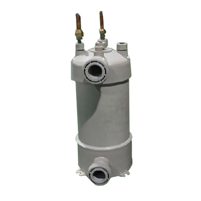 Pompa di calore per piscine e frigorifero per acquari scambiatore di calore in PVC con tubo di titanio e guscio in PVC