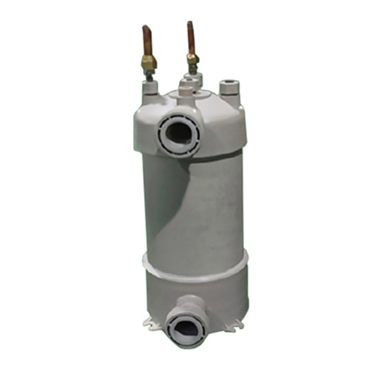 Pompa di calore per piscine e frigorifero per acquari scambiatore di calore in PVC con tubo di titanio e guscio in PVC