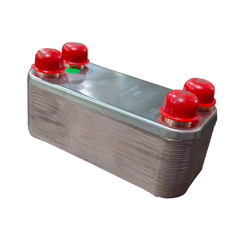 Scambiatore di calore a piastra brasata di rame per condensatore evaporatore raffreddatore HVAC refrigeratore caldaia pompa di calore